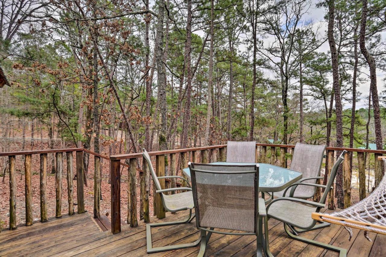 Broken Bow Log Cabin With Fire Pit, Pond, And Deck! Exterior photo